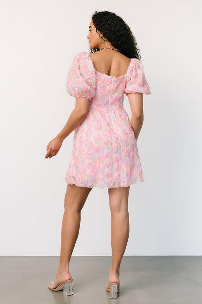 Bette Mini Dress | Pink Floral - Baltic Born