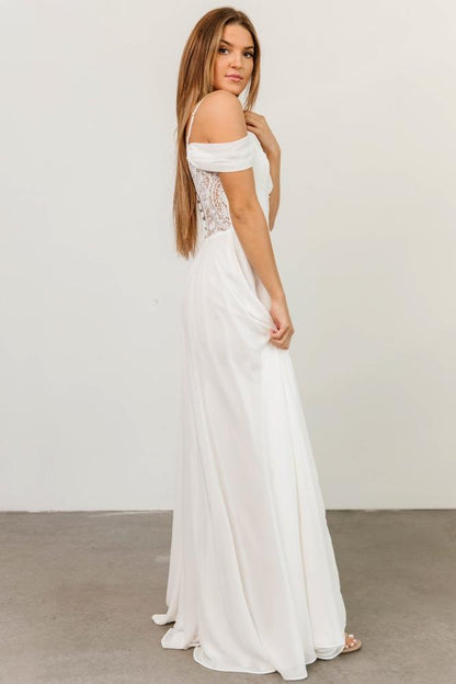 Bianca Lace Maxi Dress | Ivory - Baltic Born