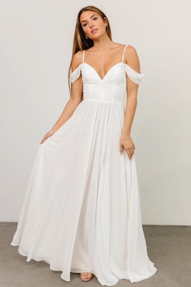 Bianca Lace Maxi Dress | Ivory - Baltic Born