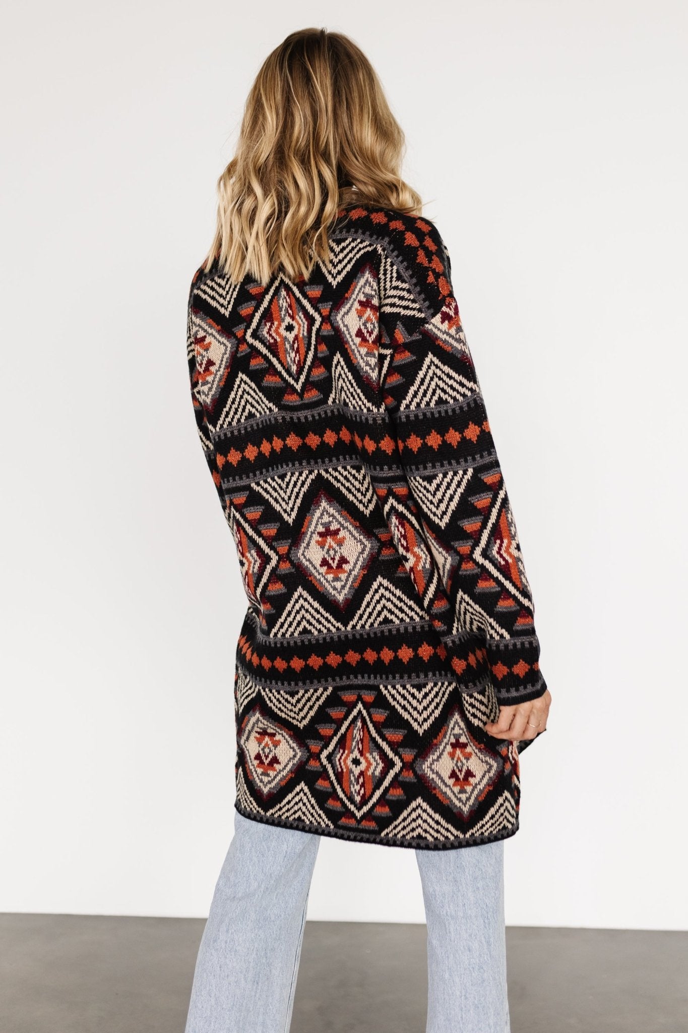 Billings Knit Cardigan | Black Multi - Baltic Born