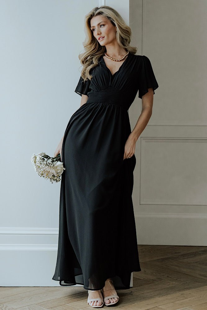 Birdie Maxi Dress | Black - Baltic Born