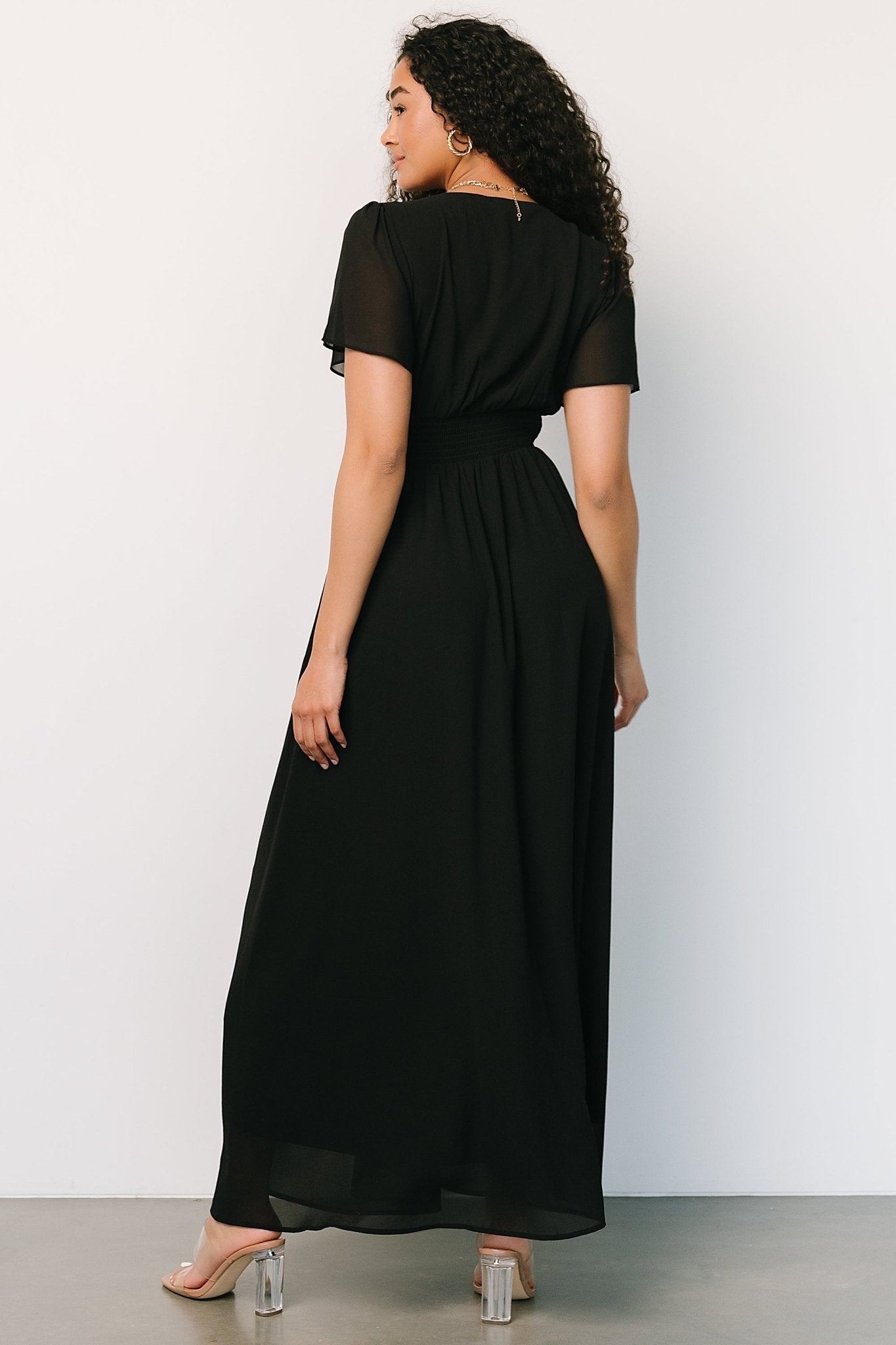 Birdie Maxi Dress | Black - Baltic Born