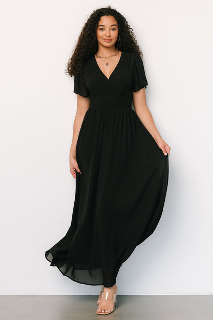 Birdie Maxi Dress | Black - Baltic Born