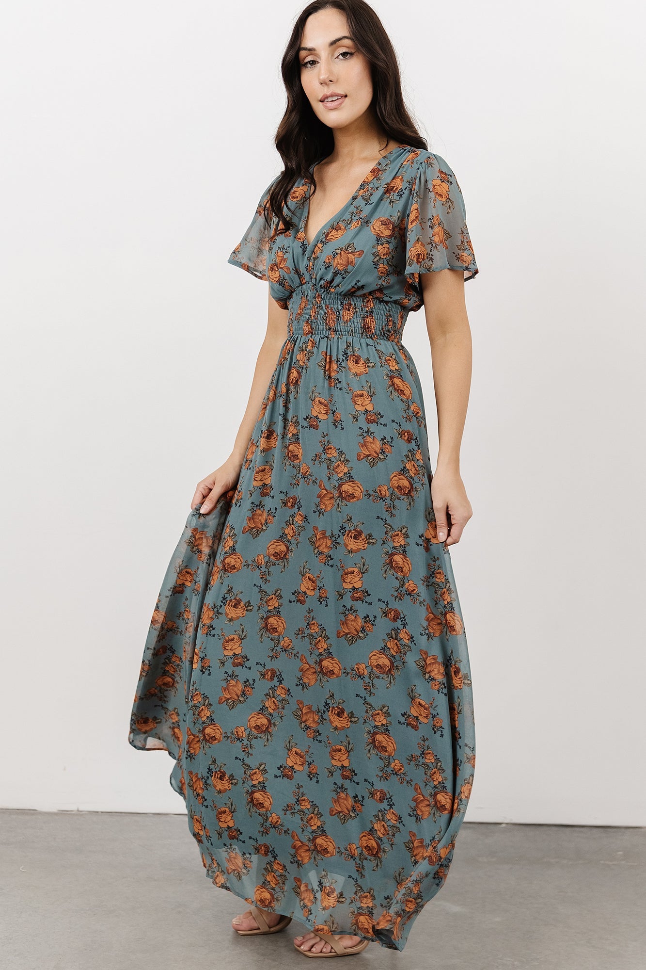 Birdie Maxi Dress | White | Baltic Born