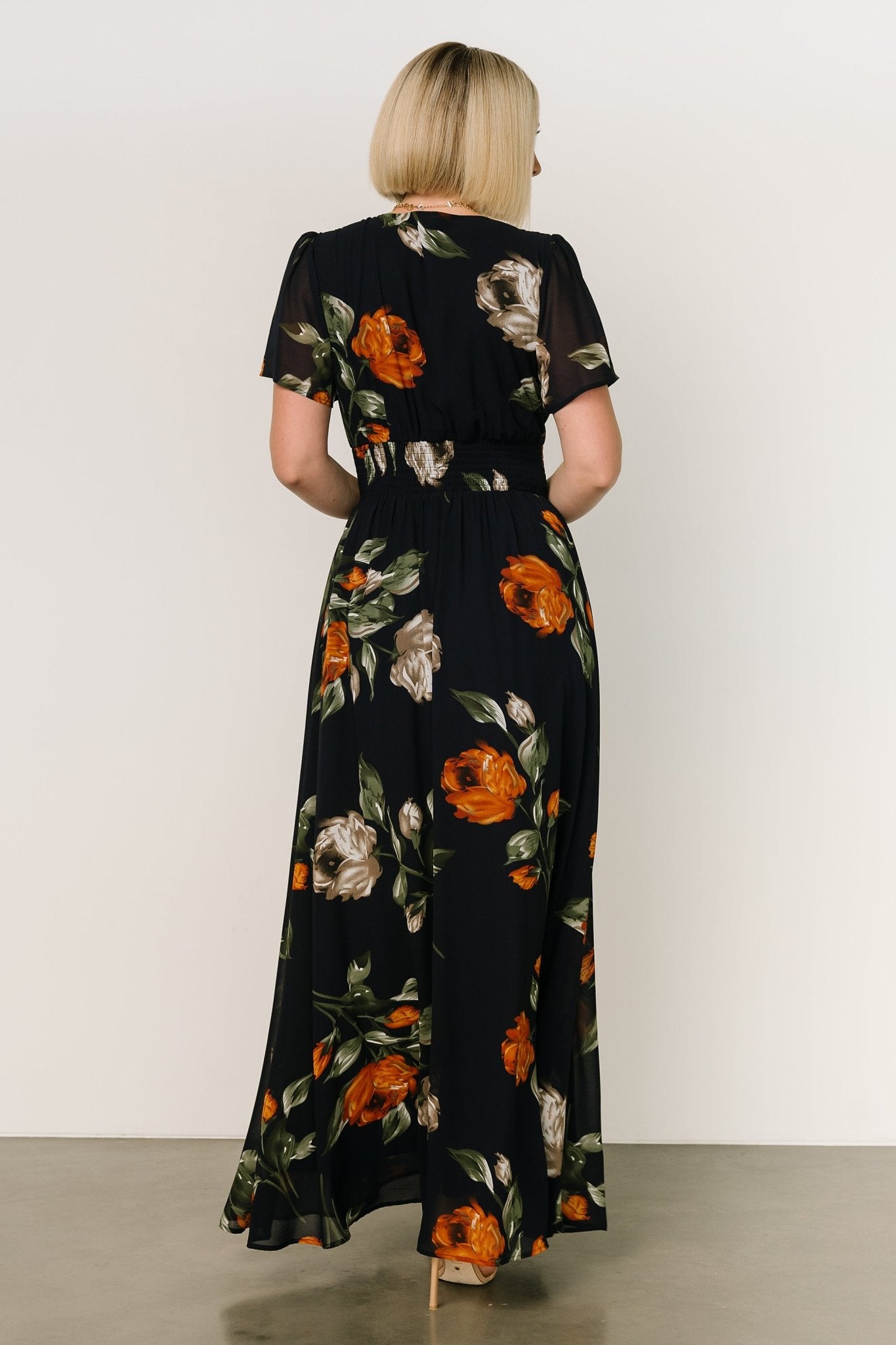 Birdie Maxi Dress | Midnight Navy Floral - Baltic Born