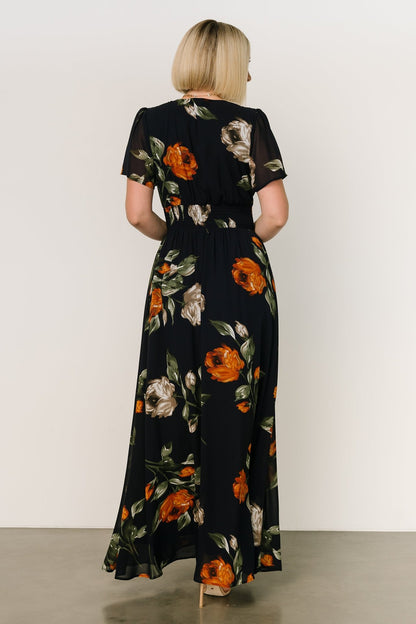 Birdie Maxi Dress | Midnight Navy Floral - Baltic Born