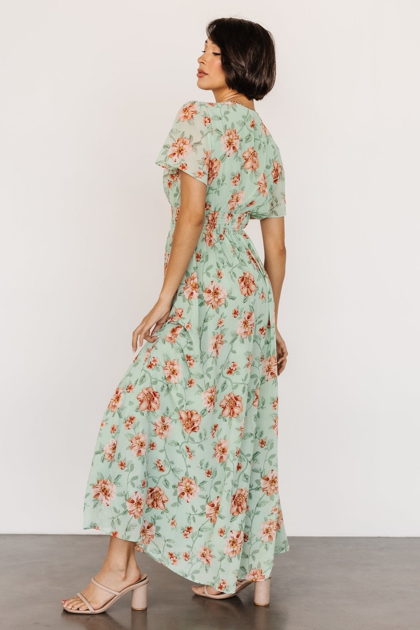 Birdie Maxi Dress | Sage Multi - Baltic Born