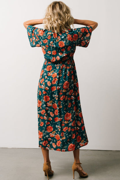 Botega Midi Dress | Jade Multi Floral - Baltic Born