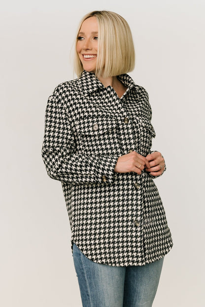 Bridger Houndstooth Jacket | Dark Navy + Ivory - Baltic Born