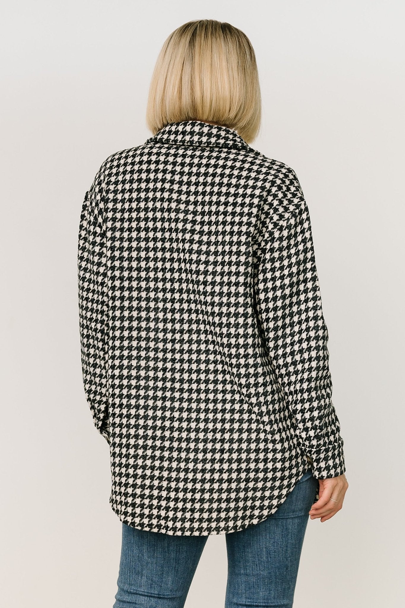 Bridger Houndstooth Jacket | Dark Navy + Ivory - Baltic Born