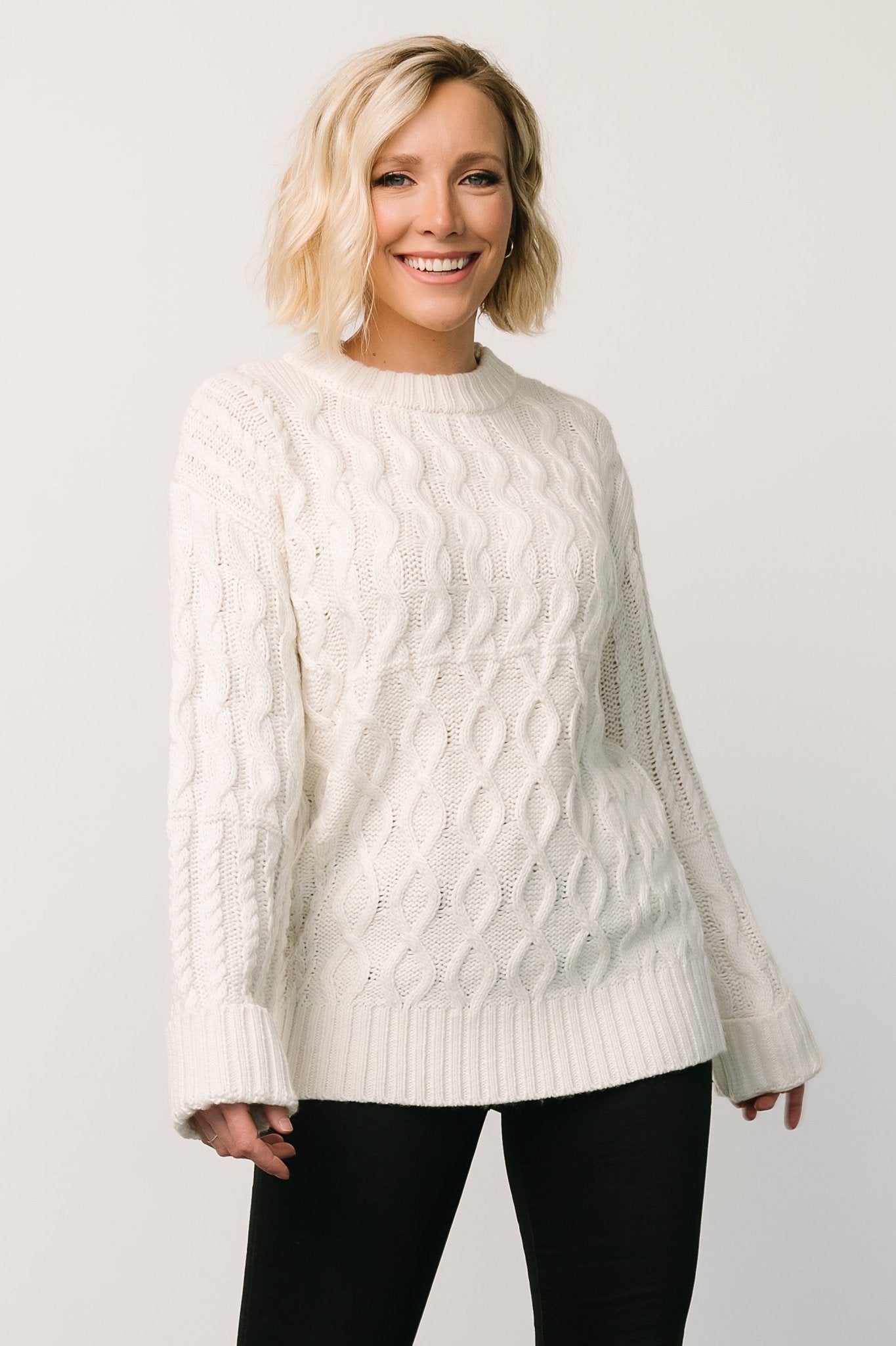 Brooke Knit Sweater Cream Baltic Born 4590