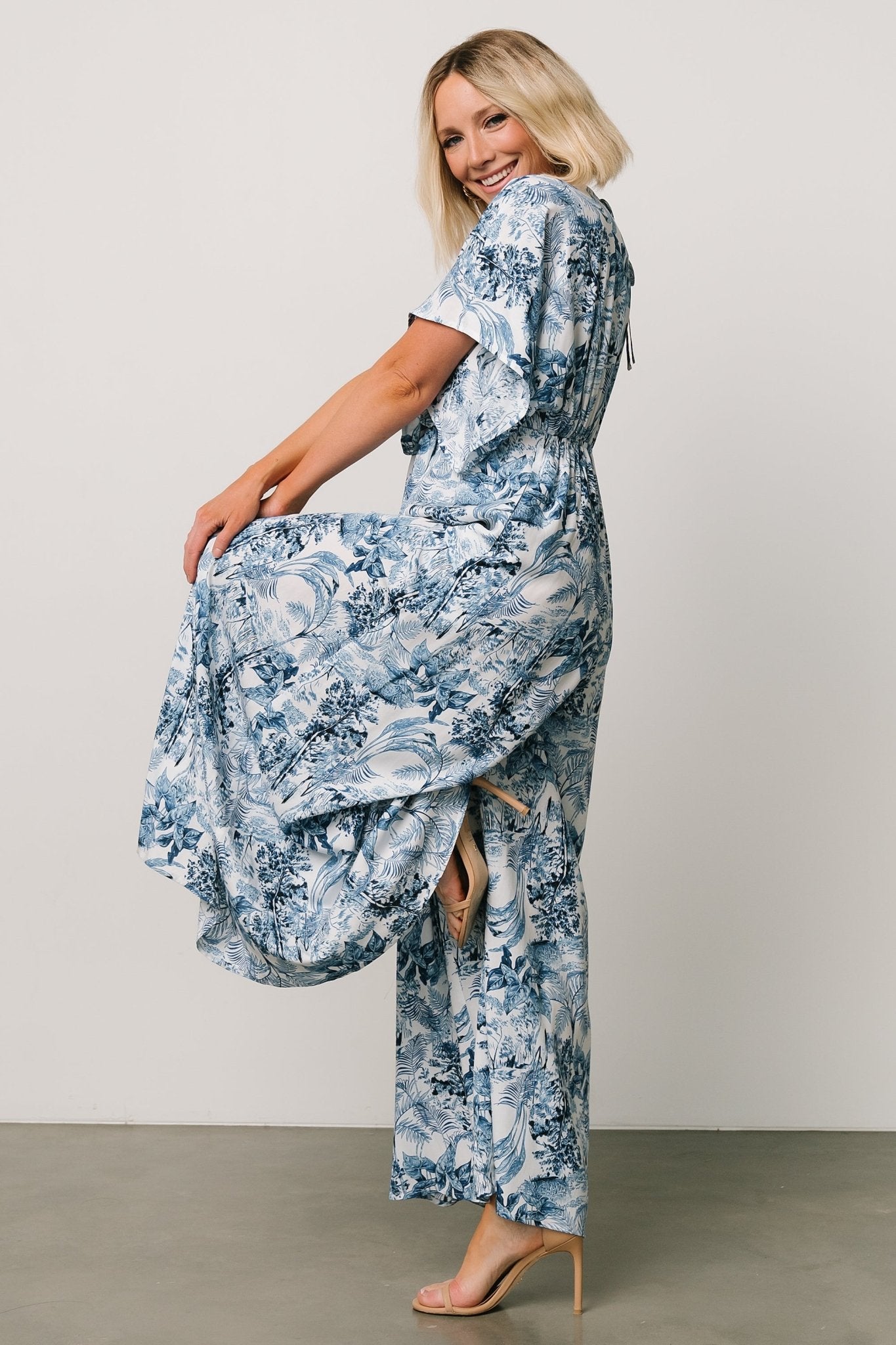 Byron Jumpsuit | Blue Print - Baltic Born