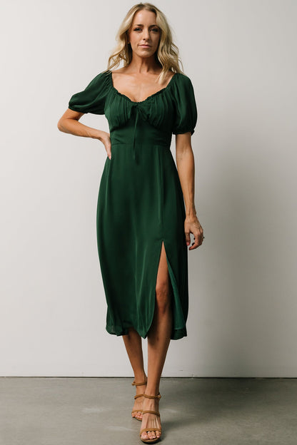 Cadence Midi Dress | Green - Baltic Born