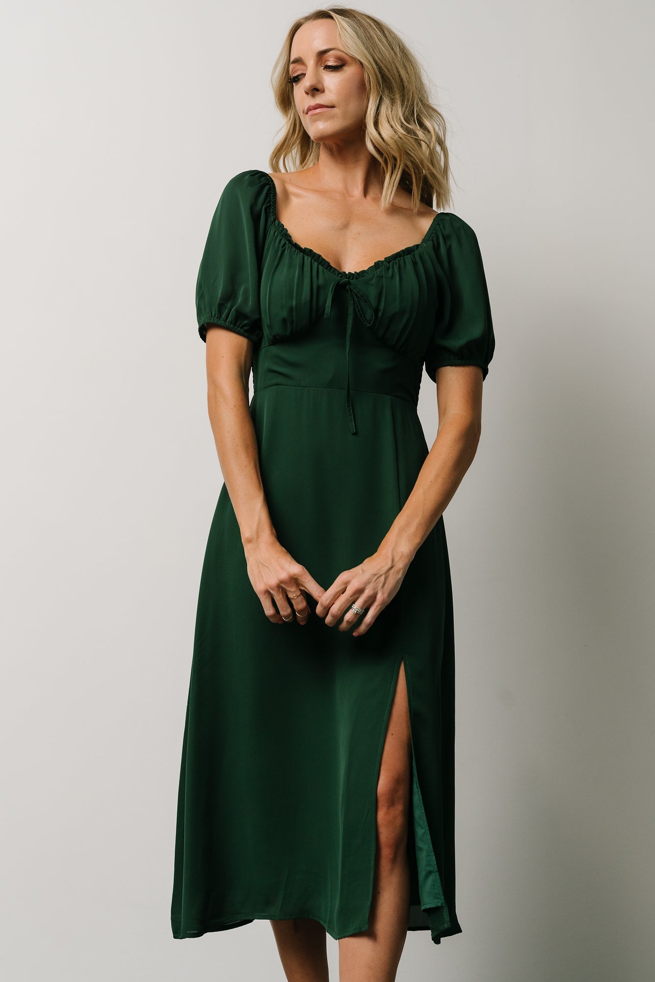 Cadence Midi Dress | Green - Baltic Born