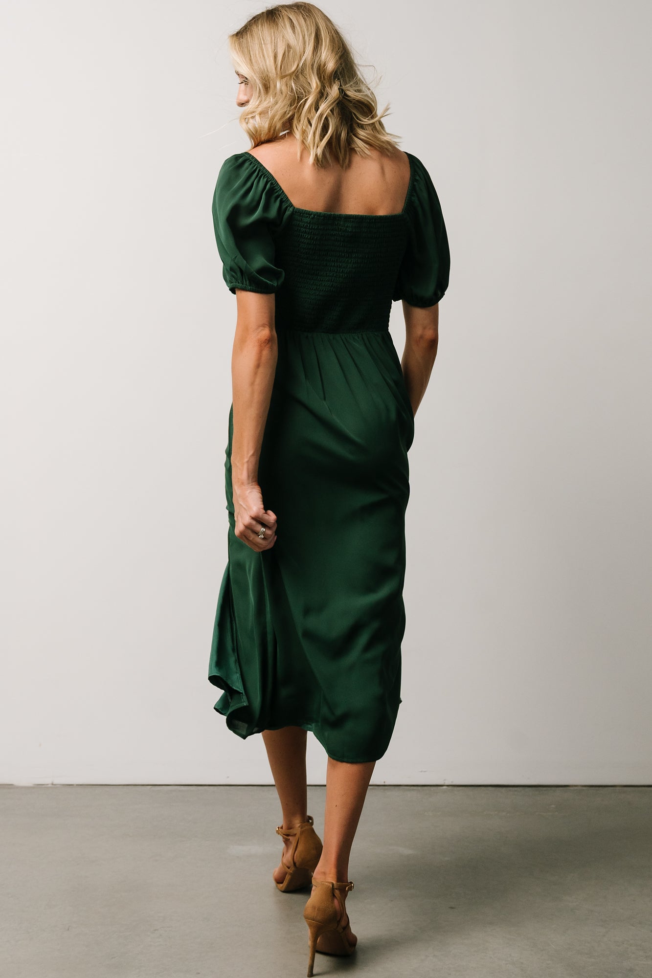 Cadence Midi Dress | Green - Baltic Born