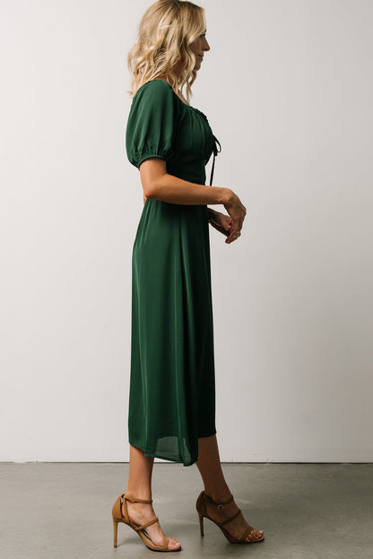 Cadence Midi Dress | Green - Baltic Born