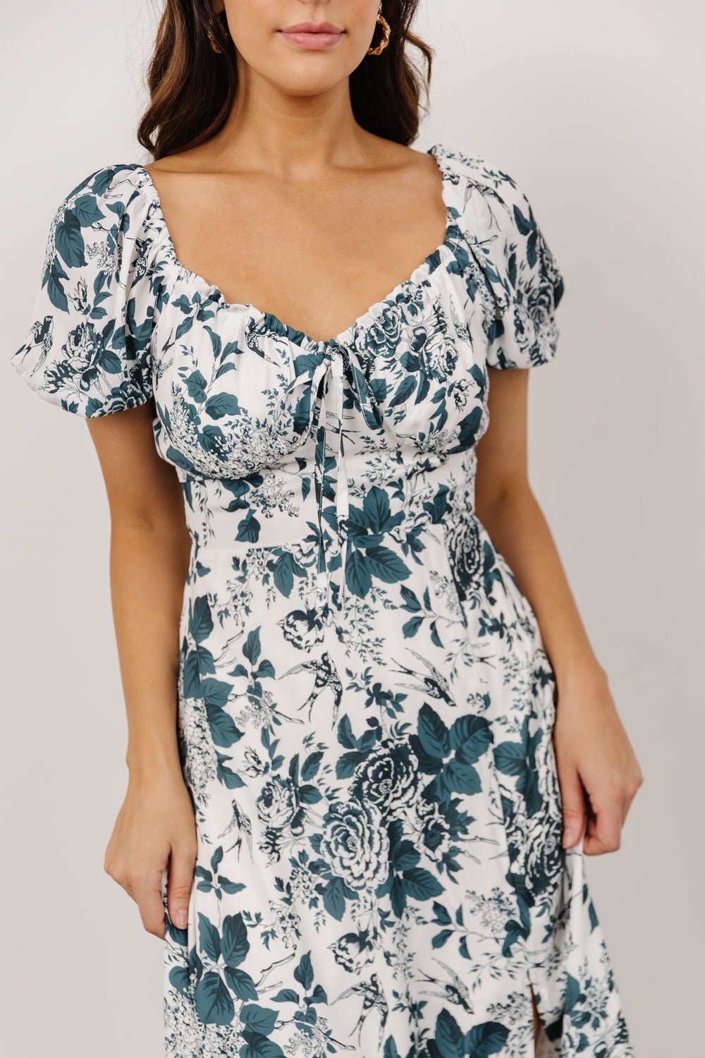 Cadence Midi Dress | Jade Floral - Baltic Born