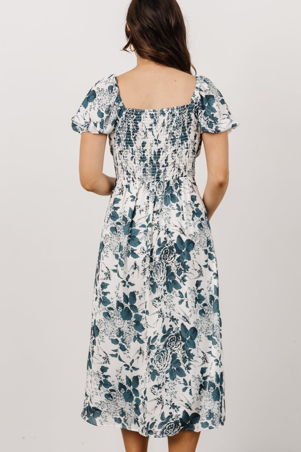 Cadence Midi Dress | Jade Floral - Baltic Born