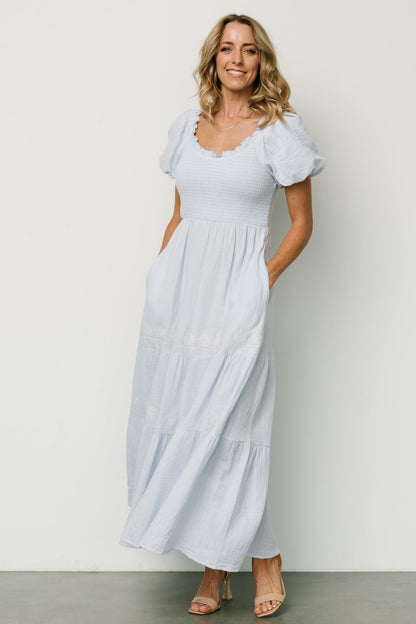 Carrington Maxi Dress | Light Blue - Baltic Born