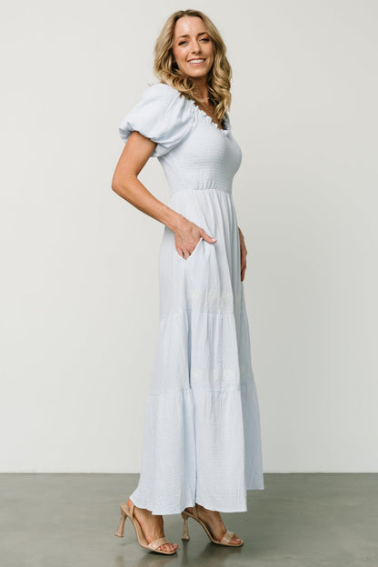 Carrington Maxi Dress | Light Blue - Baltic Born