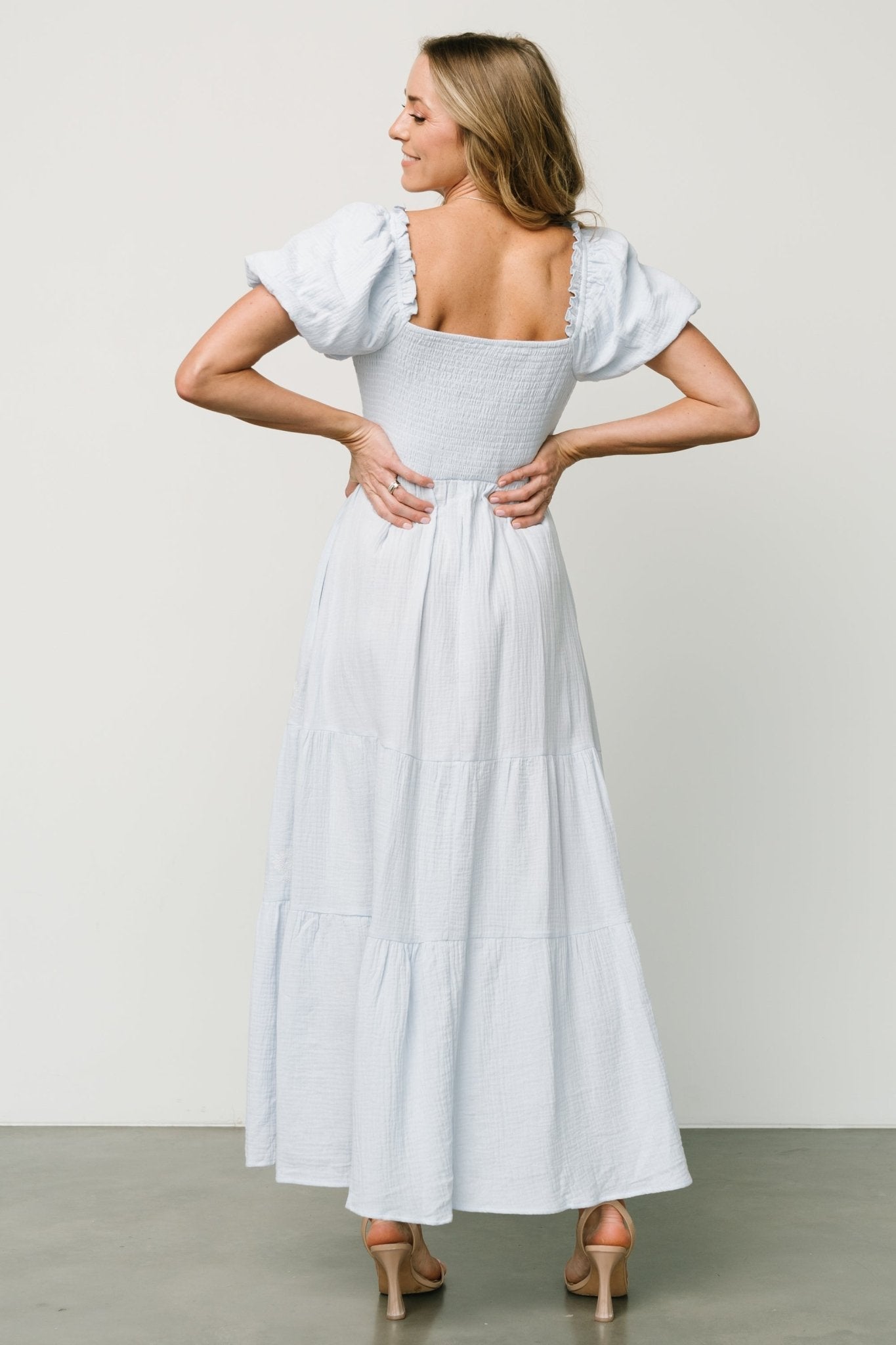 Carrington Maxi Dress | Light Blue - Baltic Born