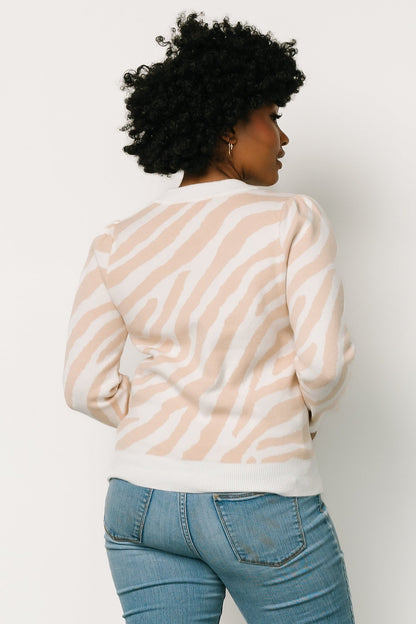 Carter Sweater | Oatmeal Print - Baltic Born