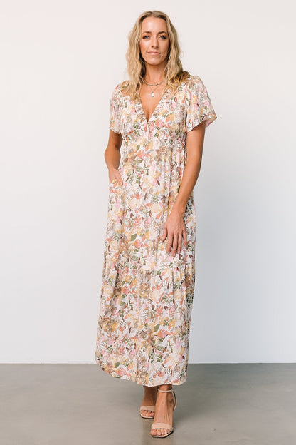 Cassie Short Sleeve Dress | Multi Floral - Baltic Born