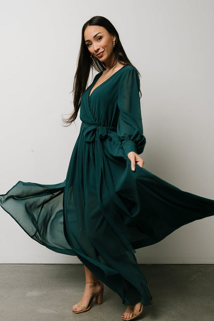 Celine Maxi Dress | Hunter - Baltic Born