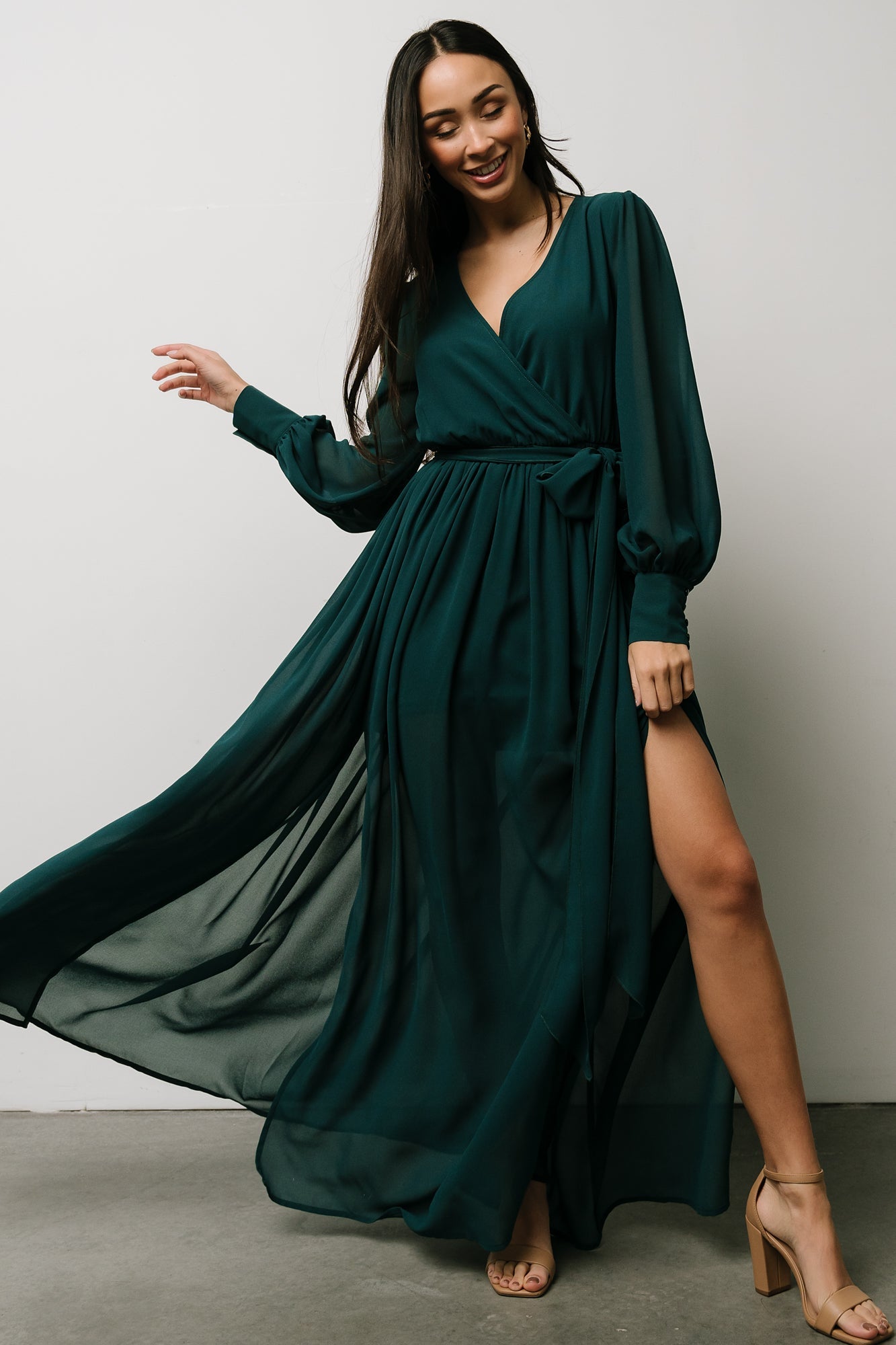 Celine Maxi Dress | Hunter - Baltic Born