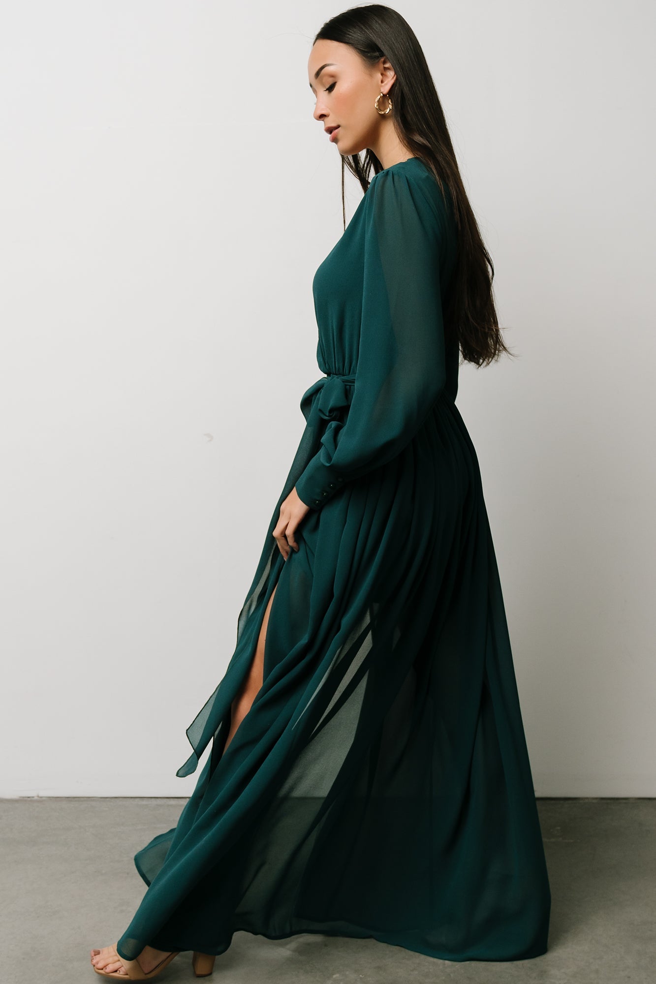 Celine Maxi Dress | Hunter - Baltic Born