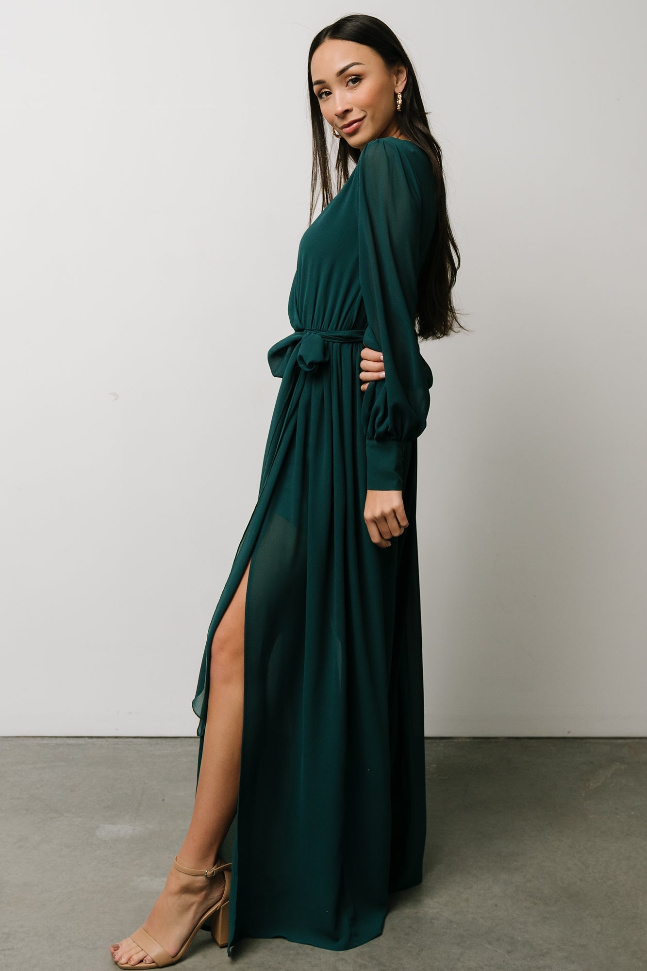 Celine Maxi Dress | Hunter - Baltic Born