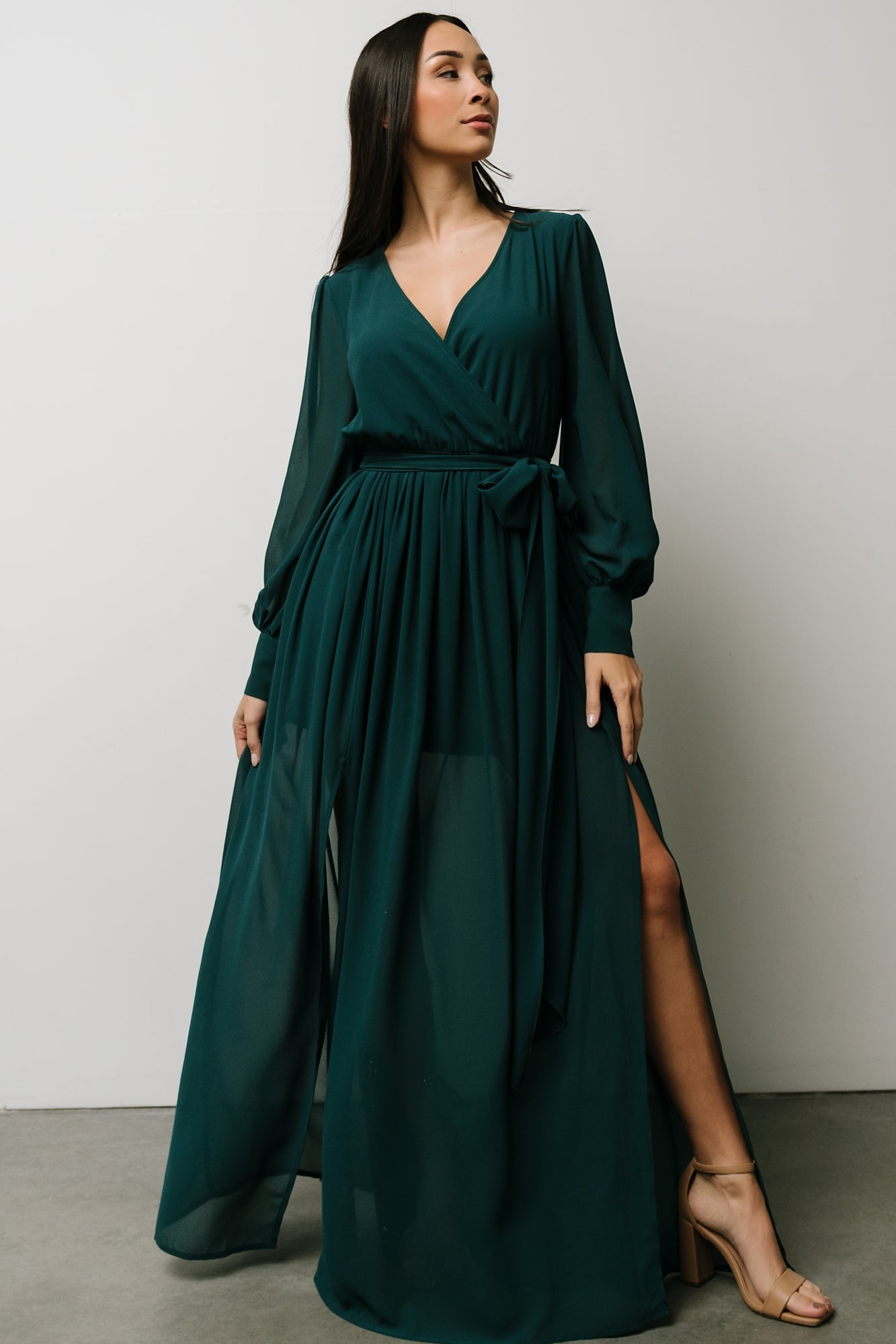 Celine Maxi Dress | Hunter - Baltic Born