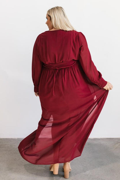 Celine Maxi Dress | Wine - Baltic Born