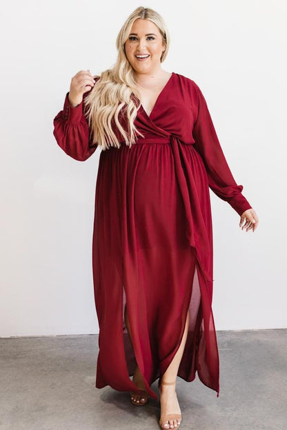 Celine Maxi Dress | Wine - Baltic Born