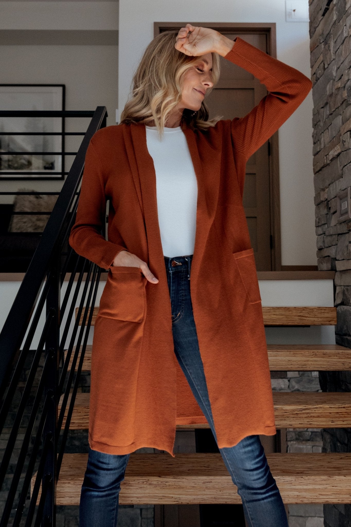 Central Park Cardigan | Rust - Baltic Born