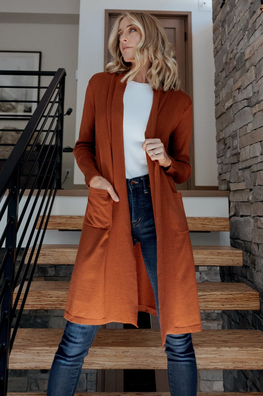 Central Park Cardigan | Rust - Baltic Born