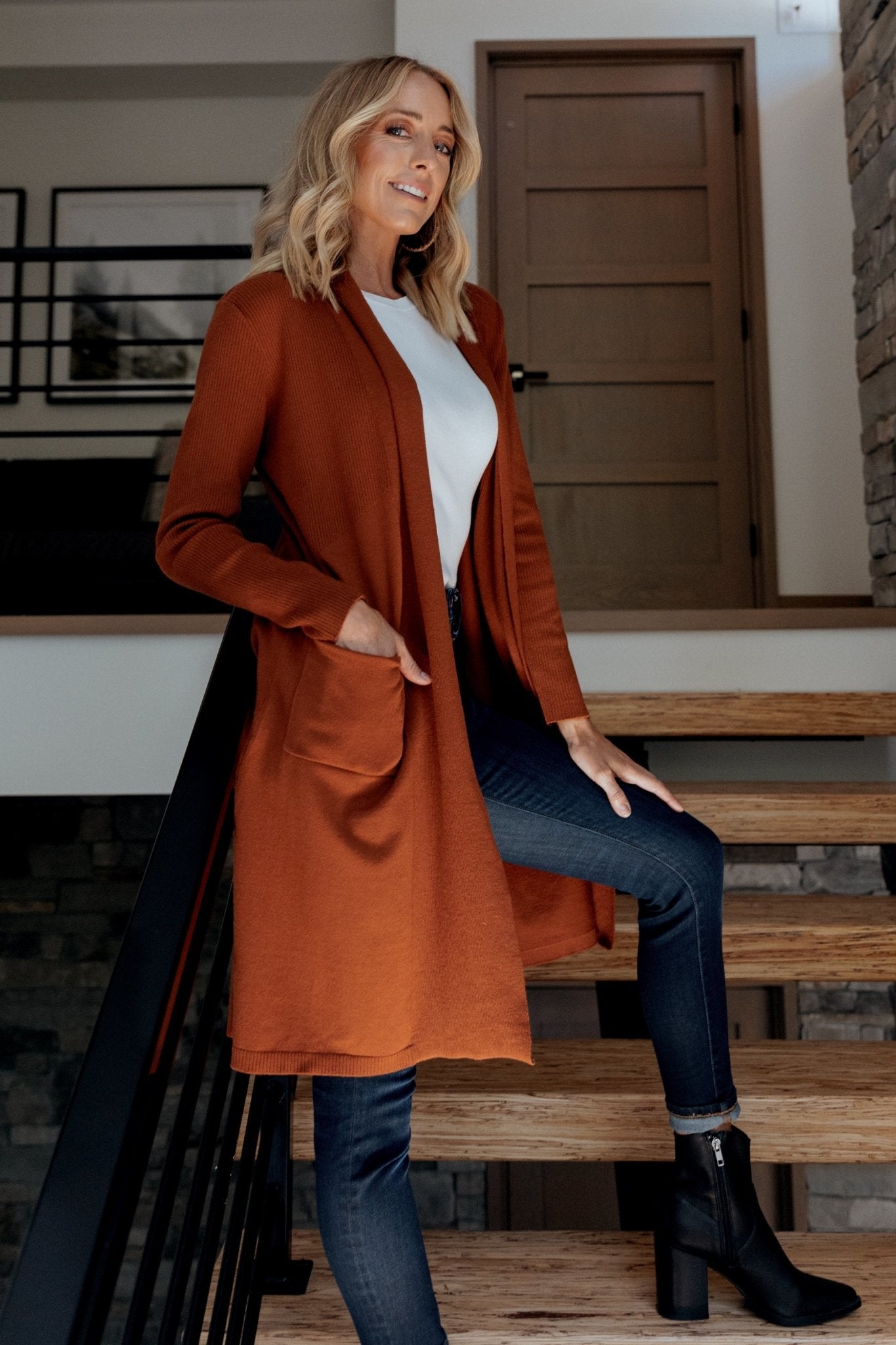 Central Park Cardigan | Rust - Baltic Born