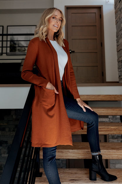 Central Park Cardigan | Rust - Baltic Born