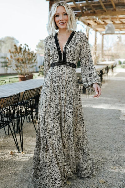 Olivia Maxi Dress, Vintage Plum