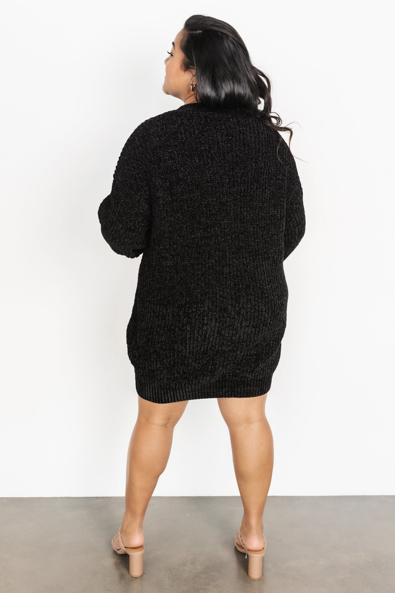 Christa Sweater Dress | Black - Baltic Born