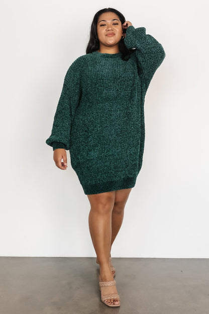 Christa Sweater Dress | Emerald - Baltic Born