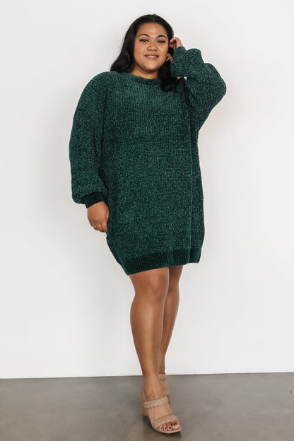 Christa Sweater Dress | Emerald - Baltic Born