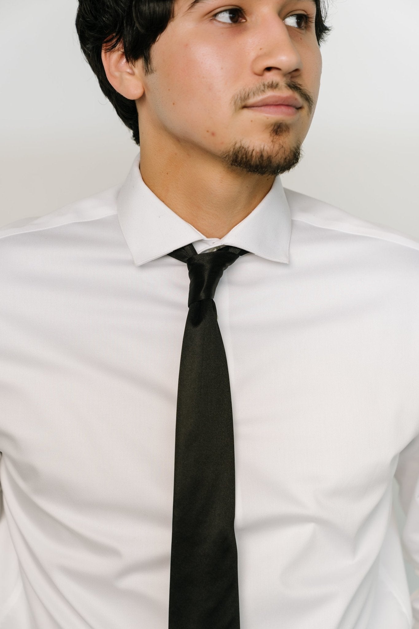 Classic Satin Tie | Black - Baltic Born