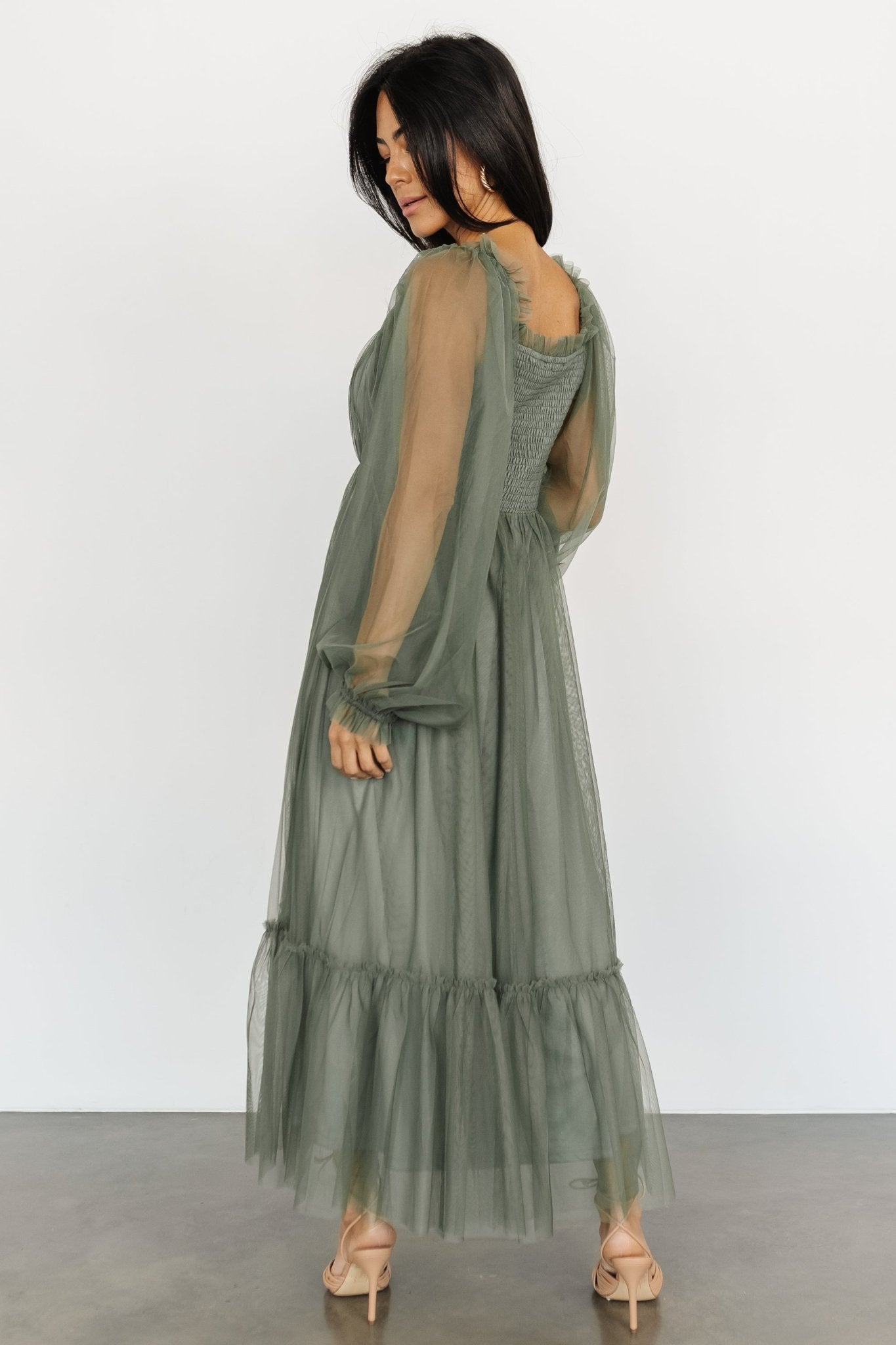 Cleobelle Maxi Dress | Dusty Olive - Baltic Born