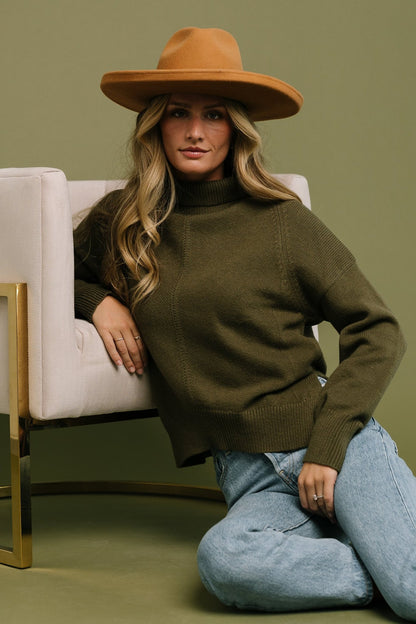 Collins Knit Sweater | Olive - Baltic Born