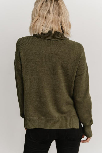 Collins Knit Sweater | Olive - Baltic Born