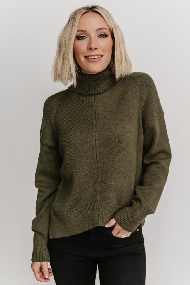 Collins Knit Sweater | Olive - Baltic Born