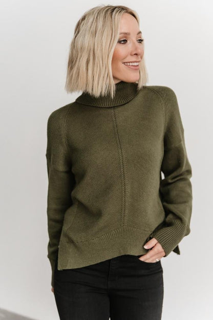 Collins Knit Sweater | Olive - Baltic Born