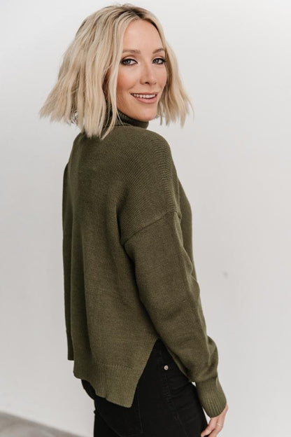 Collins Knit Sweater | Olive - Baltic Born