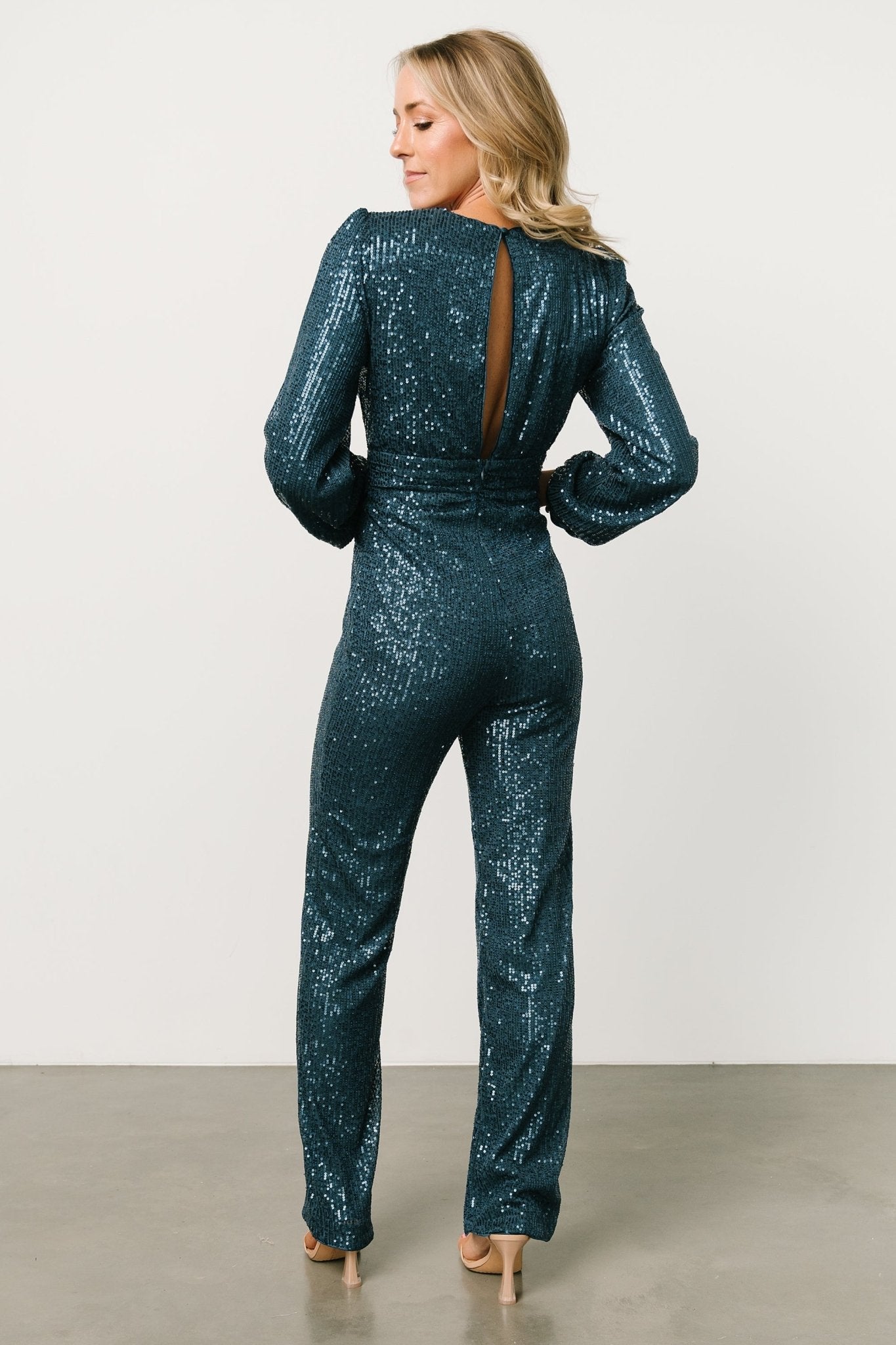 Comet Sequin Jumpsuit Black Baltic Born 9772